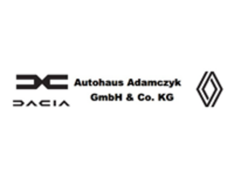 Logos von Dacia und einem Autohaus vor weißem Hintergrund.
